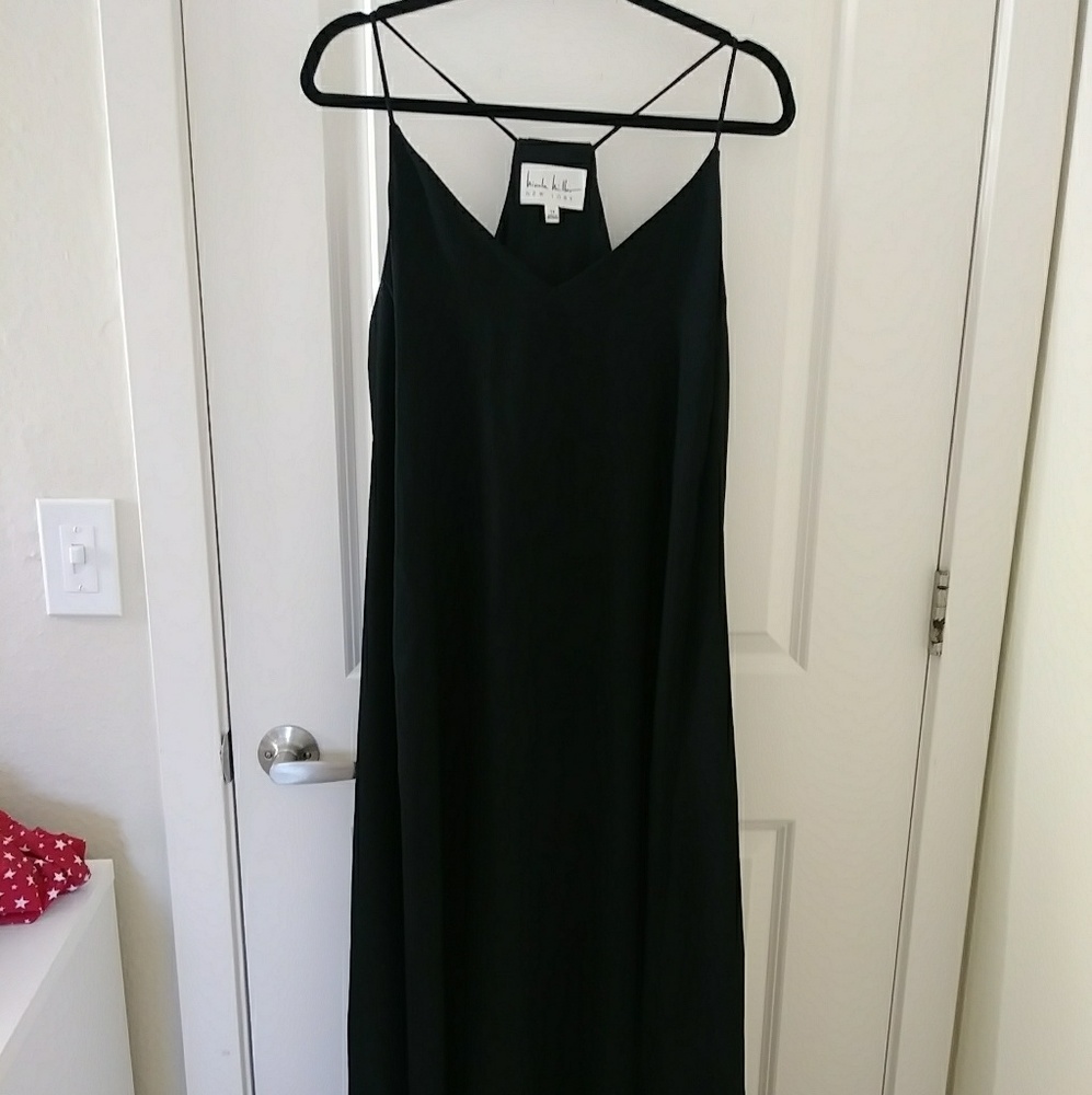 Black maxi dress
